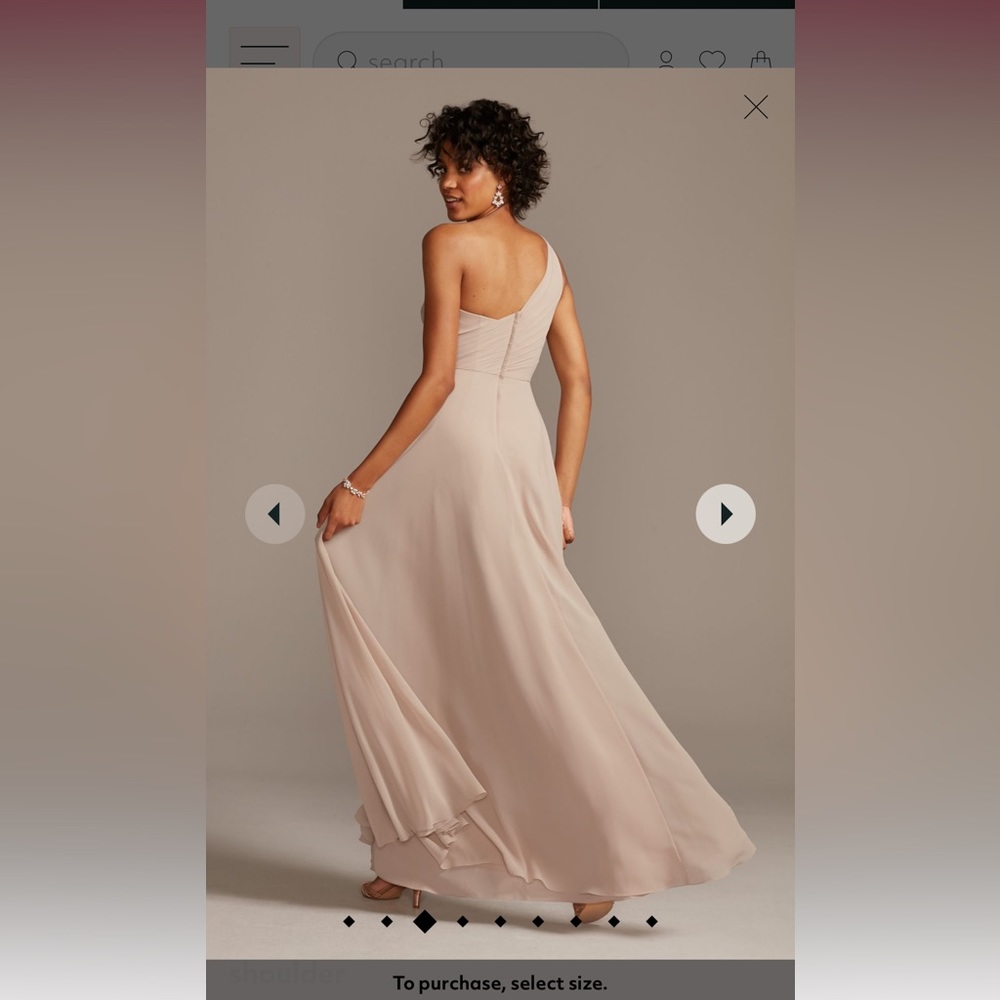 David’s Bridal Bridesmaid Dress- plus size - Picture 2 of 10